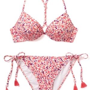 Adore Me Floral Pink Bikini
